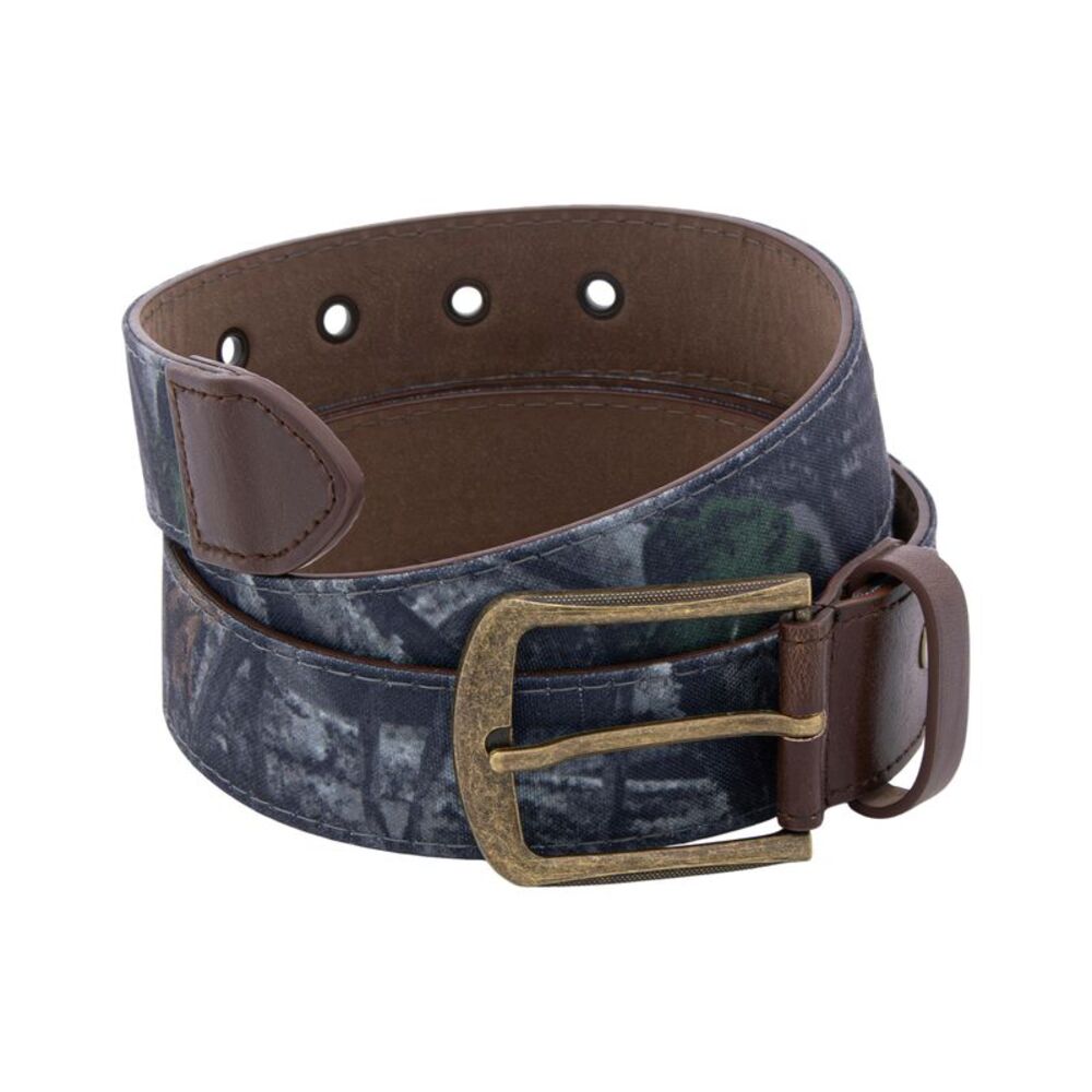 Woodland Creek Sportsman Men's Camo Print Belt with Frame Buckle, Size 34